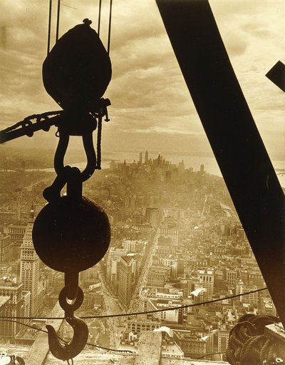 New York City from the Empire State Building by Lewis Wickes Hine
