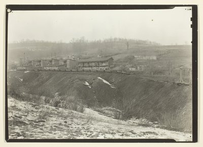 Row of Bachelor Shacks At Scott