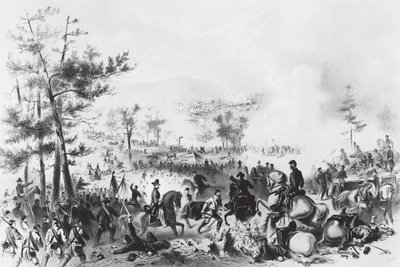 Battle of Gettysburg, Victory for Union Forces Led by George Gordon Meade and Defeat of General Robert Edward Lee, July 1-3 by Unbekannt Unbekannt