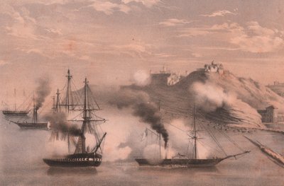 Combat of Fleet Against Three Forts of Ancona, Siege of Ancona by Unbekannt Unbekannt