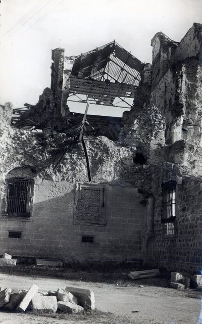 Damage in the Alcazar of Toledo Following the Siege by Unbekannt Unbekannt