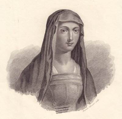 Portrait of Italian sculptor Properzia de