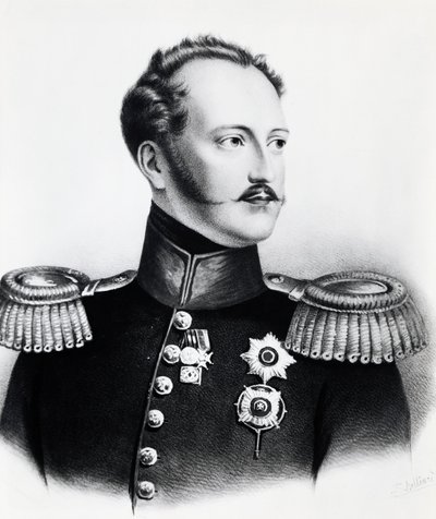 Portrait of Nicholas I Romanov, Tsar of Russia, Engraving by Unbekannt Unbekannt