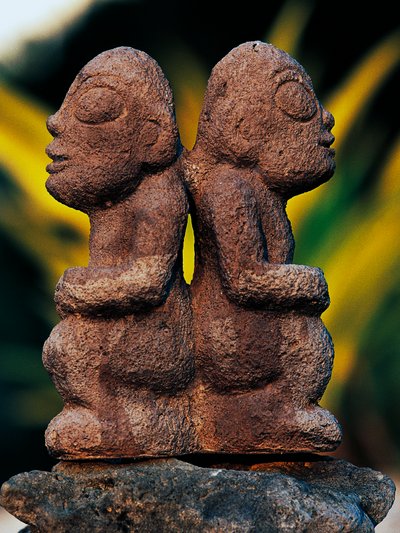 Tiki Gods, Marquesas Islands, French Polynesia by Unbekannt Unbekannt