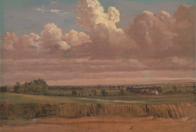 Landscape with Wheatfield by Lionel Constable