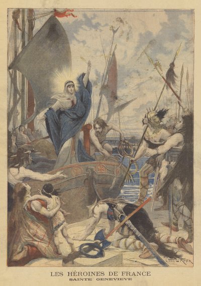 Heroines of France: St Genevieve by Lionel Royer