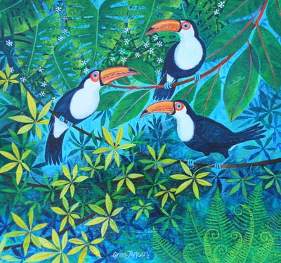 Toucan Threesome by Lisa Graa Jensen