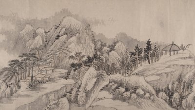 Remote Valleys and Deep Forests, dated 1678 by Liu Yu