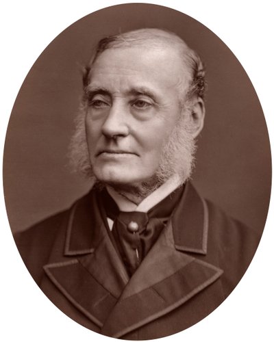 Sir Rutherford Alcock, British diplomat and President of the Royal Geographical Society, 1877 by Lock and Whitfield