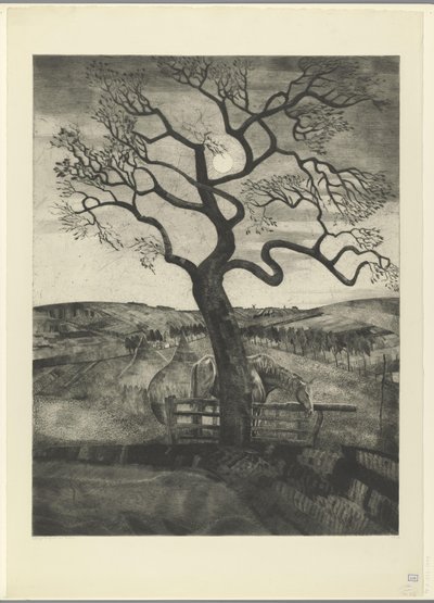 Horse in a Meadow near Etikhove by Lodewijk Schelfhout (signed by artist)
