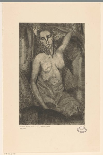 Seated Woman by Lodewijk Schelfhout (signed by artist)