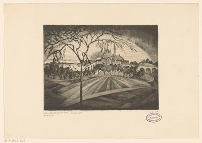 Sunset by Lodewijk Schelfhout (signed by artist)