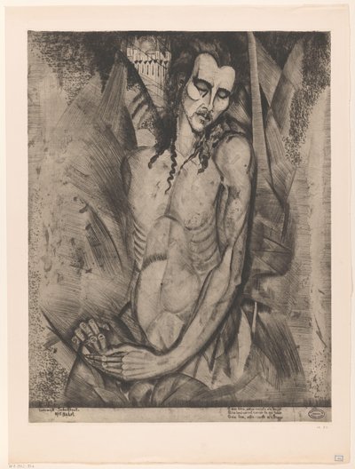 Naked Man with Closed Eyes by Lodewijk Schelfhout