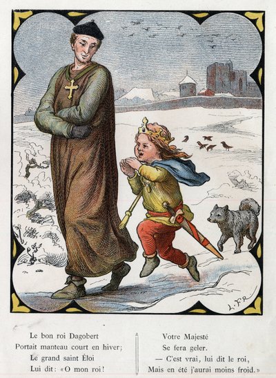 Illustration by Lorenz Frolich (1820-1908) for the popular song 