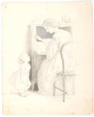 Lili Will Sing for a Sou by Lorenz Frølich