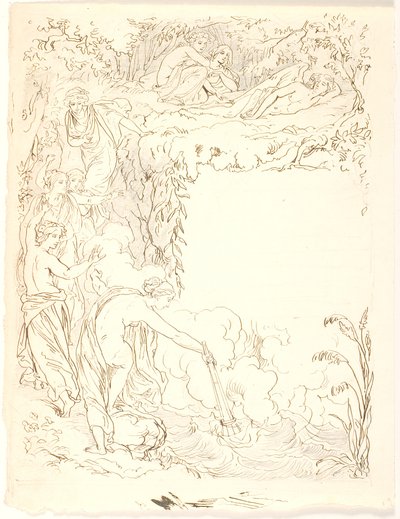 The Nymphs Find Eros Sleeping and Try to Extinguish Eros