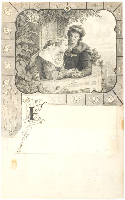 Young couple in love by Lorenz Frølich