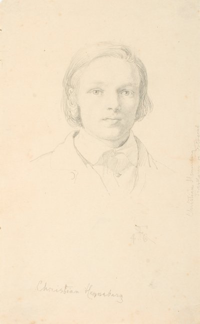 Portrait of Christian Henneberg by Lorenz Frølich