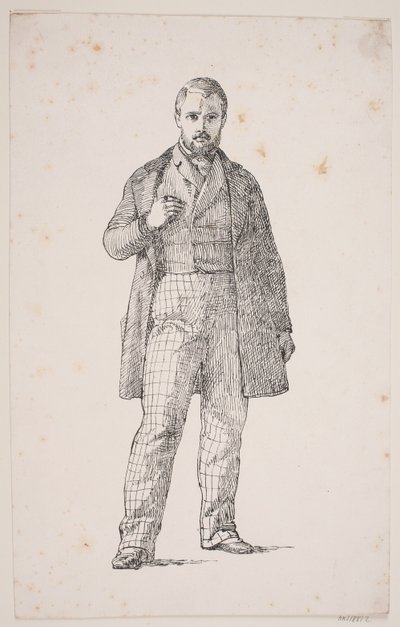 Self-Portrait of L. Frølich by Lorenz Frølich