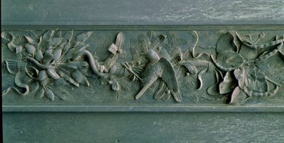Sculpted Frame, Detail of the North Gate. Low Relief Bronze by Lorenzo Ghiberti