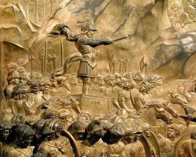 The Story of David and Goliath (detail) by Lorenzo Ghiberti