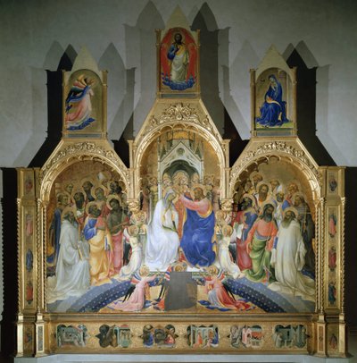 The Coronation of the Virgin by Lorenzo Monaco