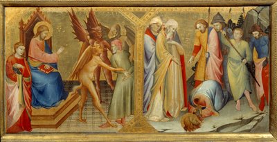 The Encounter Between Saint James the Major and Hermogene His Martyr by Lorenzo Monaco