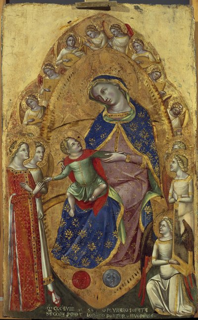 The Mystical Marriage of St. Catherine by Lorenzo Veneziano