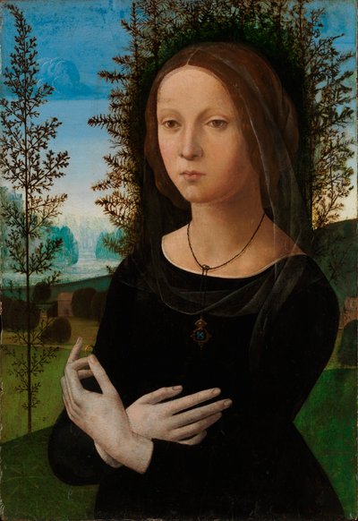 Portrait of a Young Woman by Lorenzo di Credi