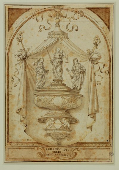 Study for a Funeral Monument by Lorenzo di Credi