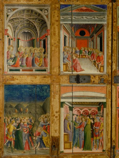 Reliquary of the Doors of Santa Maria della Scala, Inner Panel by Lorenzo di Pietro Vecchietta