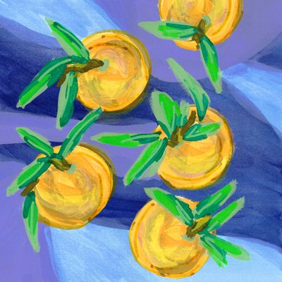 Fresh Citrus Oranges by Lori Ann Folz