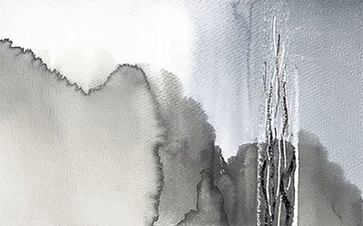Misty Monochrome Forest by Lori Ann Folz