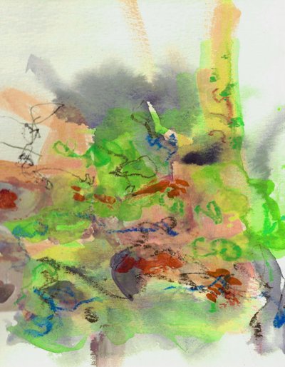 Vibrant Organic Abstract by Lori Ann Folz