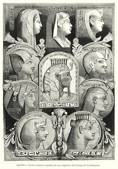 Ancient Egyptian Portrait Heads by Lothar Michael Burger