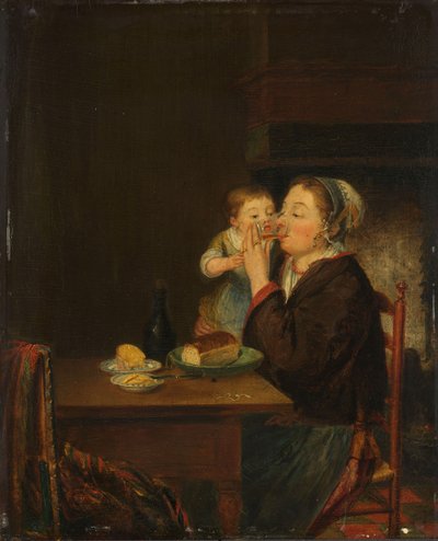 A Mother and her Child by Louis Bernard Coclers