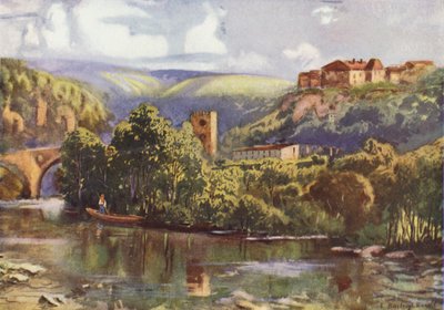 On the River Tagus, Toledo by Louis Burleigh Bruhl