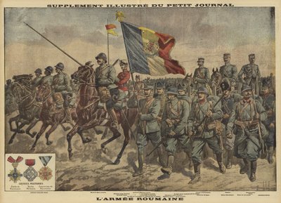 The Romanian army, World War I by Louis Charles (after) Bombled