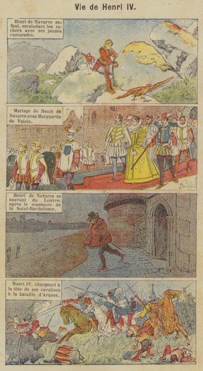 Life of Henry IV by Louis Charles (after) Bombled