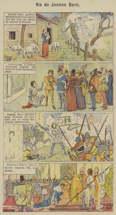 Life of Joan of Arc by Louis Charles (after) Bombled