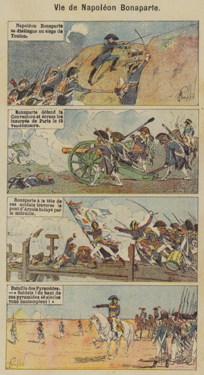 Life of Napoleon Bonaparte by Louis Charles (after) Bombled