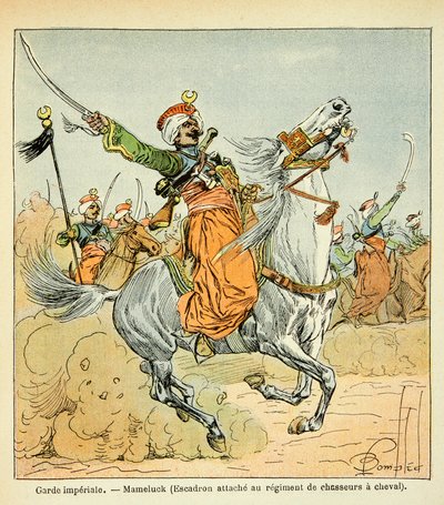 Mamluk of the Imperial Guard by Louis Charles Bombled