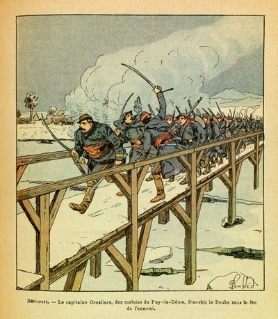 The Eastern Army of Eugene Sergeant, Illustrated by Louis Bombled: Captain Grosliers and Motives of the Puy de Dome by Louis Charles Bombled