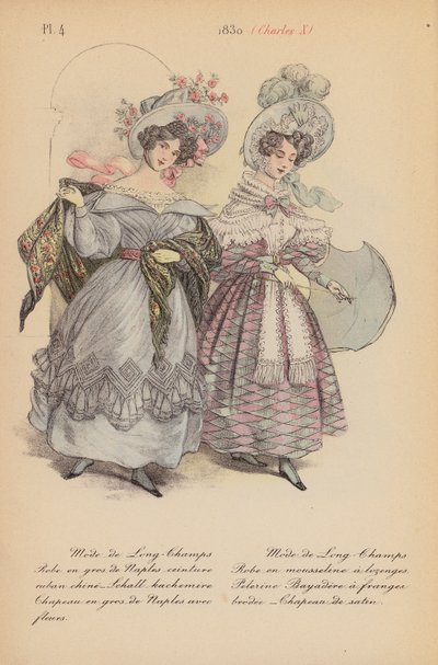 French fashion: 1830, Charles X by Louis Colas