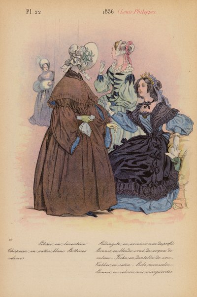 French fashion: 1836, Louis-Philippe by Louis Colas