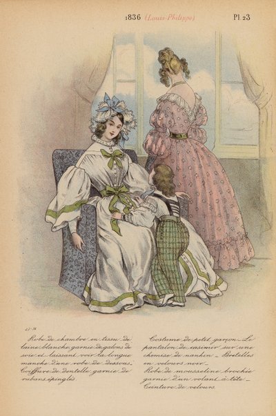 French fashion: 1836, Louis-Philippe by Louis Colas