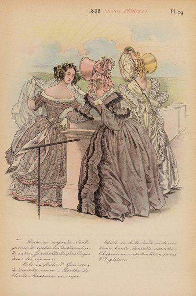 French fashion: 1838, Louis-Philippe by Louis Colas