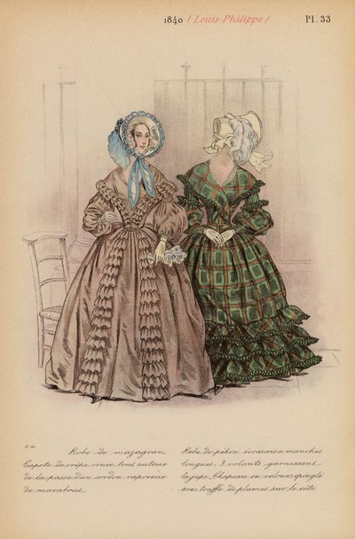 French fashion: 1840, Louis-Philippe by Louis Colas