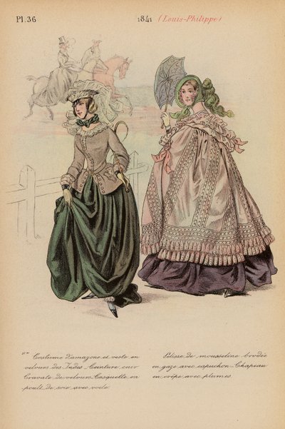 French fashion: 1841, Louis-Philippe by Louis Colas