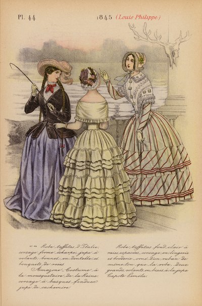 French fashion: 1845, Louis-Philippe by Louis Colas